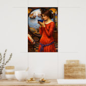 Schicksal von John William Waterhouse Poster (Küche)