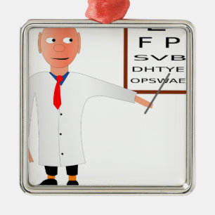 Schicksale Doktor-Nurse Medical Office Medic Silbernes Ornament