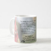 Schicksals-Huhn-Tasse Kaffeetasse (Vorderseite Links)