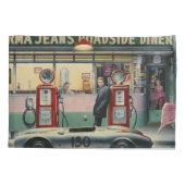 Schicksals-Landstraße 2 Kissenbezug (Rückseite-Links)