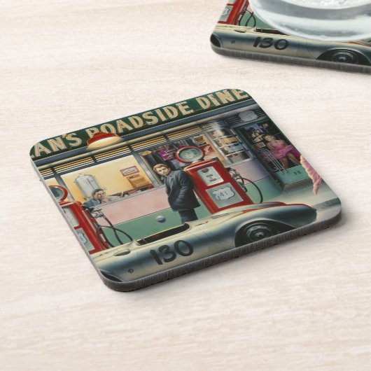 Schicksals-Landstraße Getränkeuntersetzer (Linke Seite)