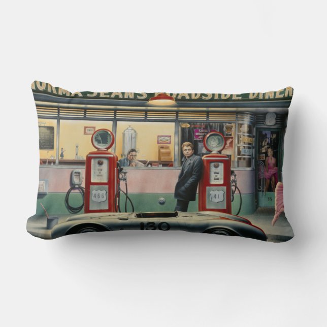 Schicksals-Landstraße Lendenkissen (Vorderseite)