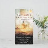 Schicksalsbuch 1 Lesezeichen/ Dankeskarte (Stehend Vorderseite)