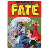 Schicksalskreatur in der Poste Vintager Comicen im Klemmbrett (Rückseite)