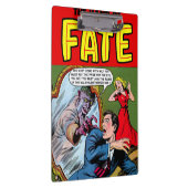 Schicksalskreatur in der Poste Vintager Comicen im Klemmbrett (Rechts)