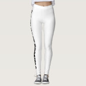 Schiebe das Mögliche hinter dir Leggings (Vorderseite)