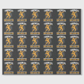 Schiebe-Spur und Feldschuss-Schublade Geschenkpapier (Flach)