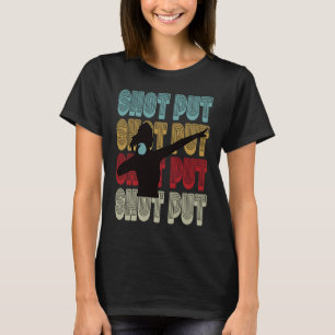 Schiebe Track & Field Shooting Turner Retro Loo se T-Shirt