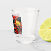 Schiebeglas mit deutschen Farben Schnapsglas (Rechts)