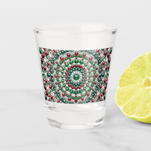 Schiebeglas mit italienischen Farben Schnapsglas