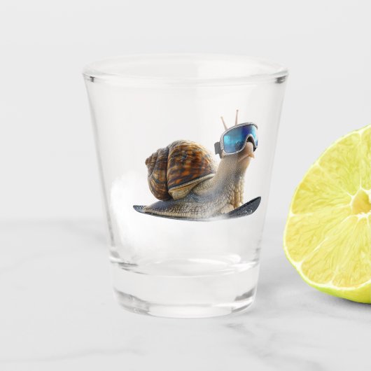 Schiebeglas Schnapsglas (Vorderseite)