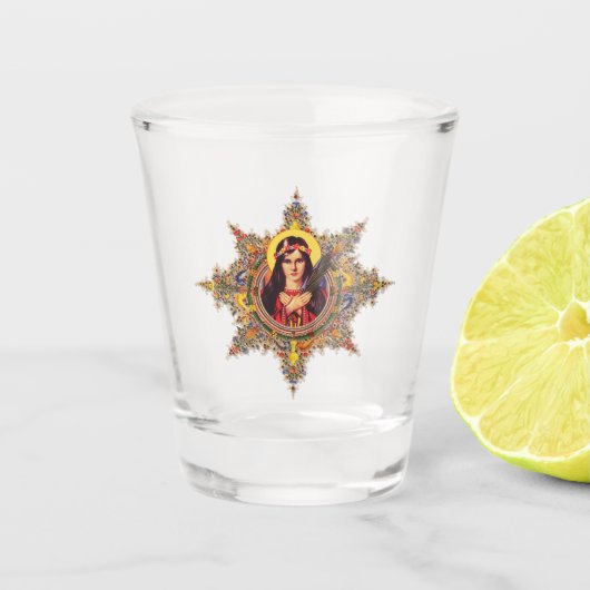 Schiebeglas Schnapsglas (Vorderseite)