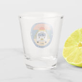 Schiebeglas Schnapsglas (Rückseite)
