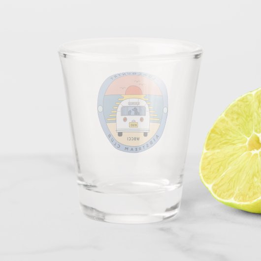 Schiebeglas Schnapsglas (Rückseite)