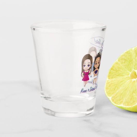 Schiebeglas Schnapsglas (Links)