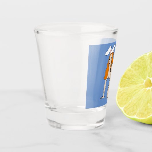 Schiebeglas Schnapsglas (Links)