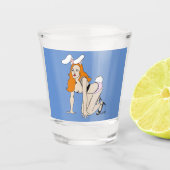 Schiebeglas Schnapsglas (Vorderseite)