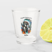Schiebeglas Schnapsglas (Vorderseite)