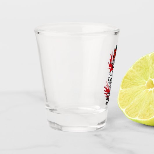Schiebeglas Schnapsglas (Links)