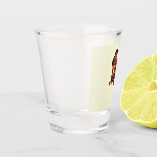 Schiebeglas Schnapsglas (Links)