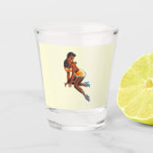 Schiebeglas Schnapsglas (Vorderseite)