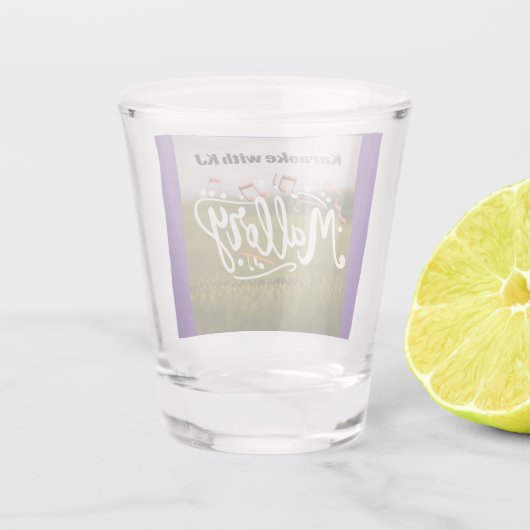 Schiebeglas Schnapsglas (Rückseite)