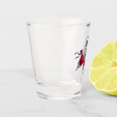 Schiebeglas von Santa Bat Schnapsglas (Links)