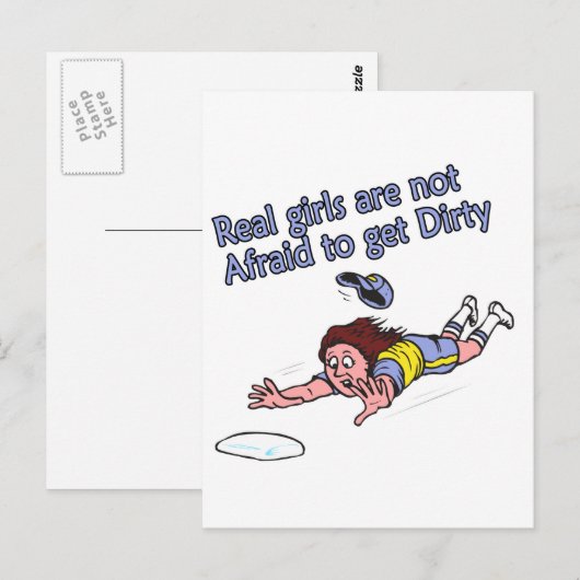 Schieben Postkarte (Vorne/Hinten)