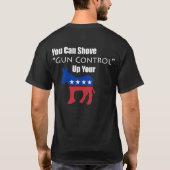Schieben Sie Gewehr-Kontrolle herauf Ihr. T-Shirt (Rückseite)