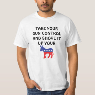 Schieben Sie Ihre Gewehr-Kontrolle T-Shirt