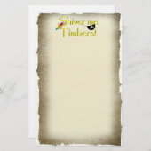 SCHIEBEN SIE MIR DIE TIMBERS! BRIEFPAPIER (Vorne/Hinten)