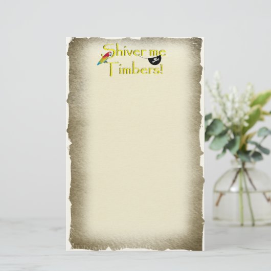 SCHIEBEN SIE MIR DIE TIMBERS! BRIEFPAPIER (Stehend Vorderseite)