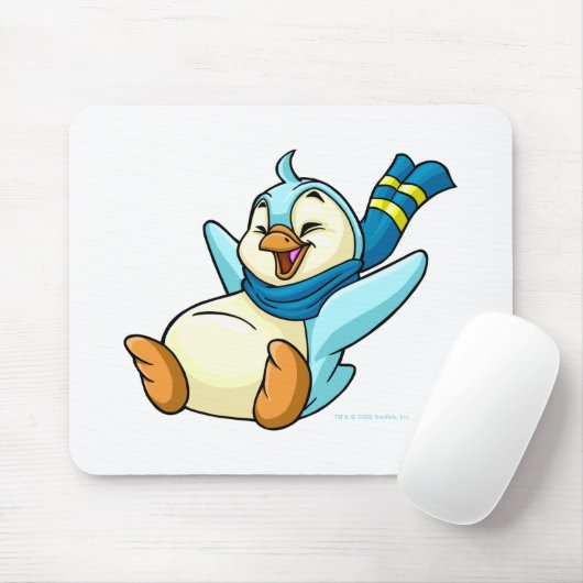 Schieben von blauem Bruce Mousepad (Mit Mouse)