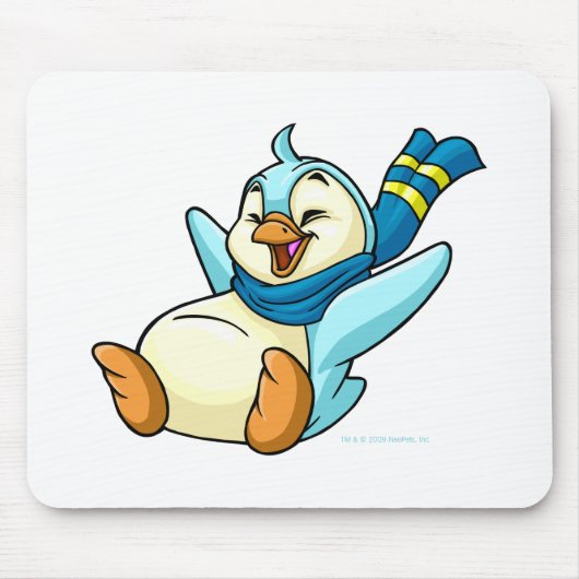 Schieben von blauem Bruce Mousepad (Vorne)