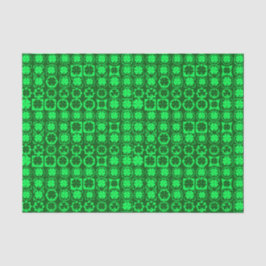 SCHIEBEN VON HELLEN GRÜNEN IRISCHEN ZELLTISCHEN KL SEIDENPAPIER