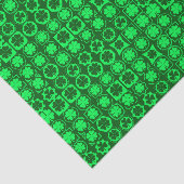 SCHIEBEN VON HELLEN GRÜNEN IRISCHEN ZELLTISCHEN KL SEIDENPAPIER (Ausschnitt)