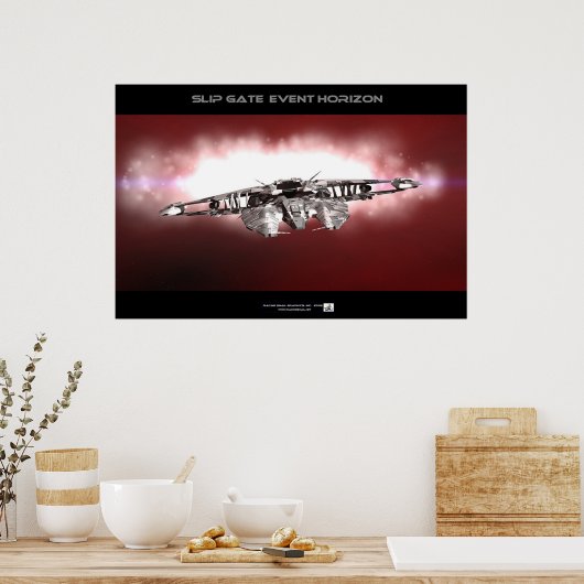 Schiebentor Poster (Küche)