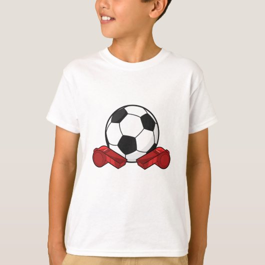Schiedpfeifen & Fußball T-Shirt (Vorderseite)