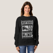 Schiedsrichter Bist du blind Fußball Sweatshirt (Vorne ganz)