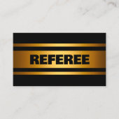 Schiedsrichter Golden Visitenkarte (Vorderseite)