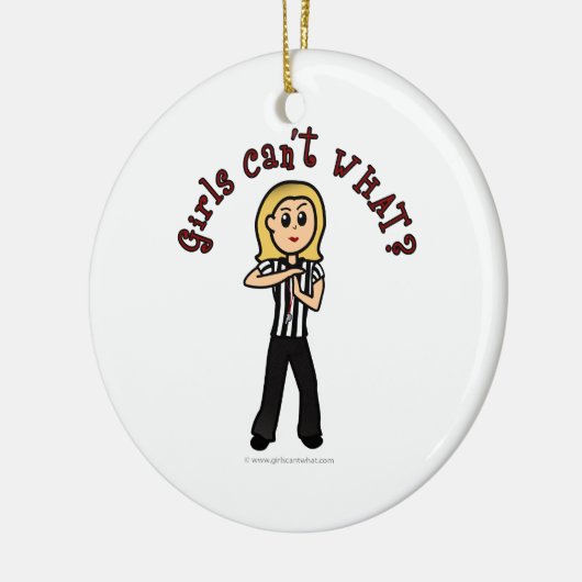 Schiedsrichter Keramik Ornament (Links)