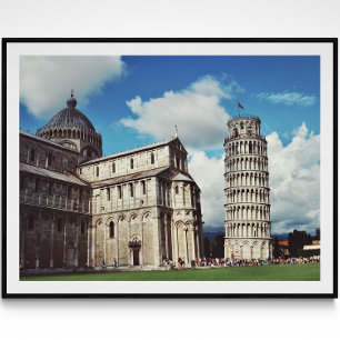 Schiefen Turms von Pisa Fotografie Poster