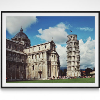 Schiefen Turms von Pisa Fotografie Poster