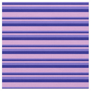 Schiefer Blau, Blau und Pflaumenmuster/Linierte Mu Stoff