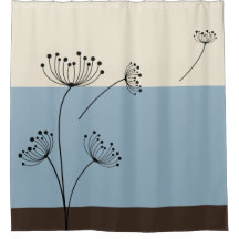 Schiefer-Blau, Elfenbein und Brown-Wildblume