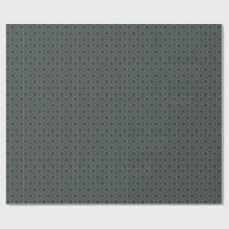 Schiefer Celadon Geometrie Geschenkpapier