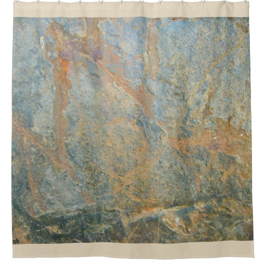 Schiefer Duschvorhang (Vorderseite)