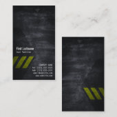 Schiefer-Gefährdung Streifen Visitenkarte (Vorne/Hinten)