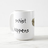 Schiefer geschieht kaffeetasse (Vorderseite Links)