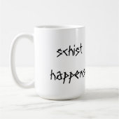 Schiefer geschieht kaffeetasse (Links)